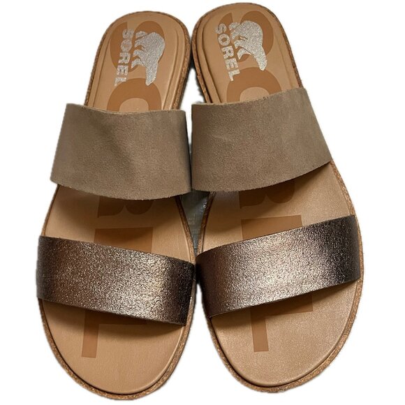 NWOT Sorel Ella II Slide Sandals - A Love Story for Your Feet | US Size 9 - Picture 2 of 7